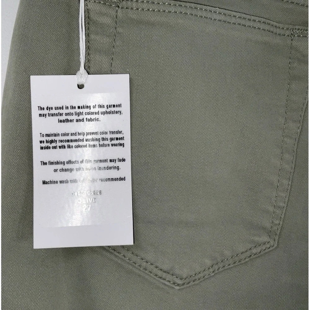 NWT Joe's Jeans Flawless The Icon Mid Rise Skinny Ankle Jeans Olive 27